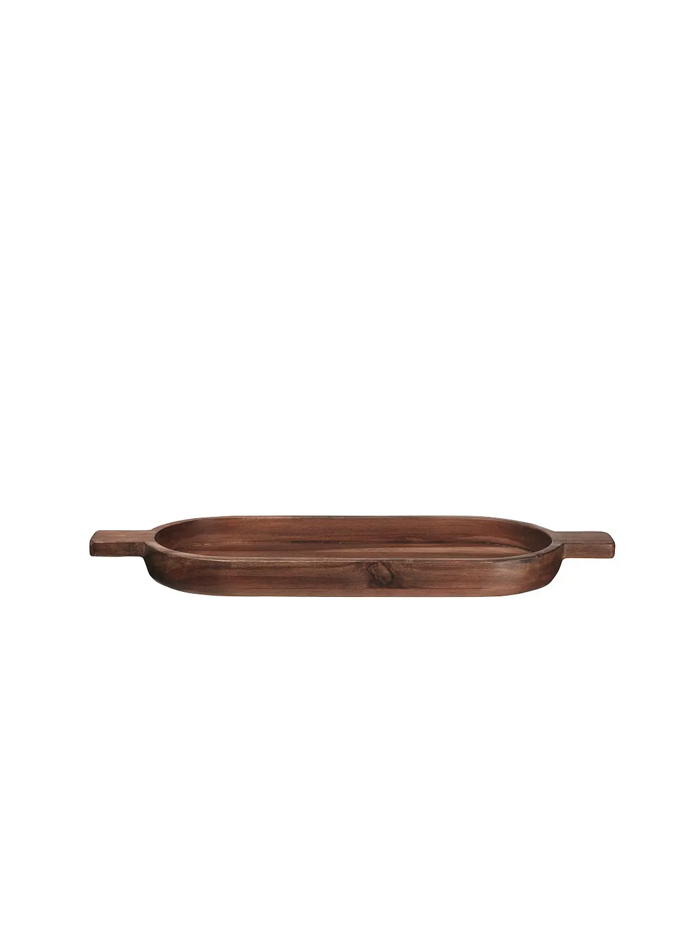 ASA SELECTION | Brett oval "Wood" 49,6 x 18cm (Akazie Massiv) | 